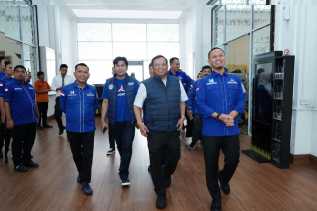 Perkuat Konsolidasi, Sekjen Demokrat Tinjau Sekretariat DPC Pekanbaru