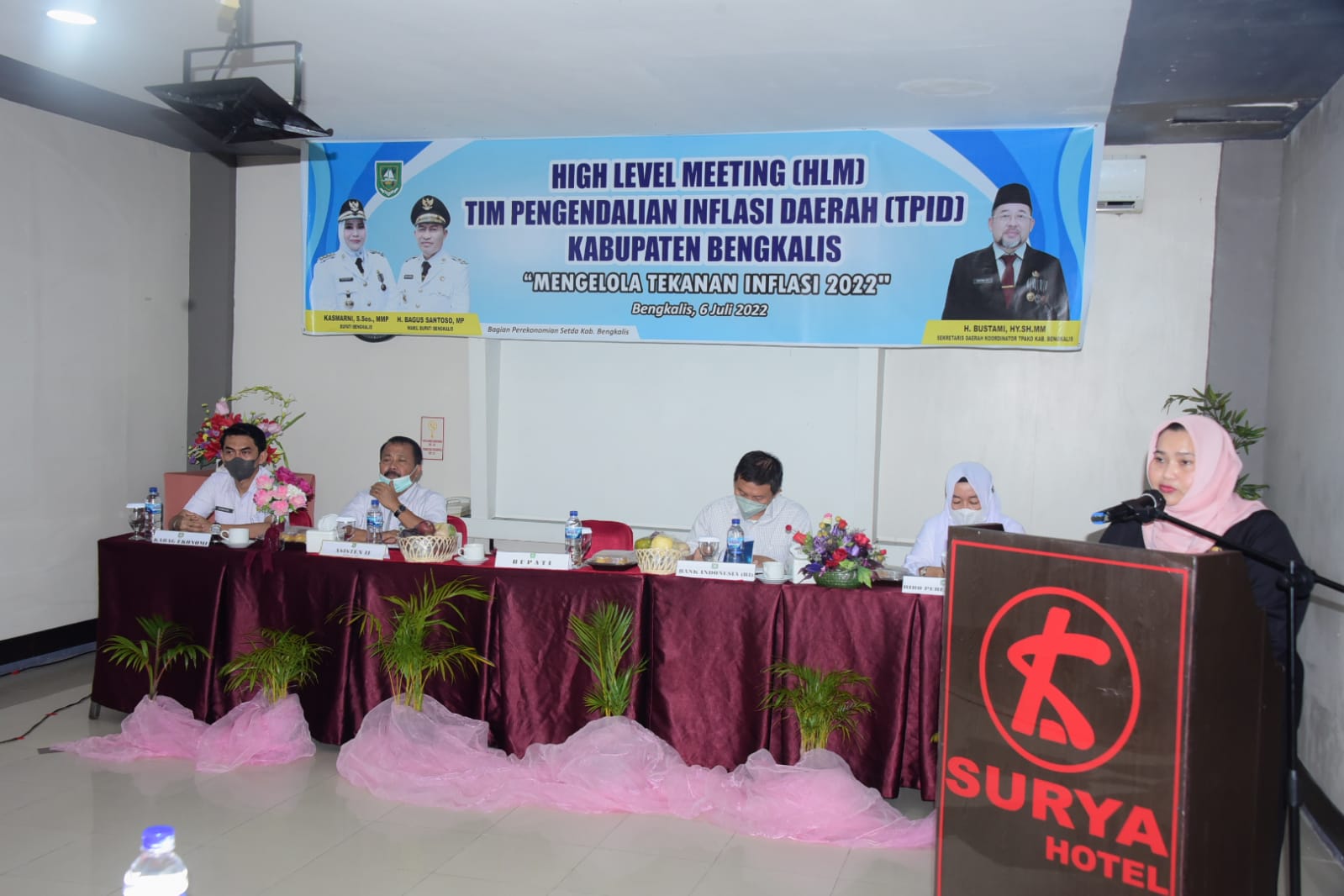 Bupati Kasmarni Buka Rapat High Level Meeting Pengendalian Inflasi 2022