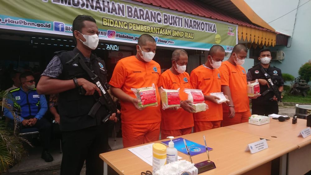 BNNP Gagalkan Peredaran 5 Kg Sabu, Ditangkap di Pintu Tol Permai