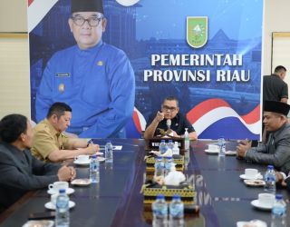 Wagubri Terima Audiensi DPW Hidayatullah Riau