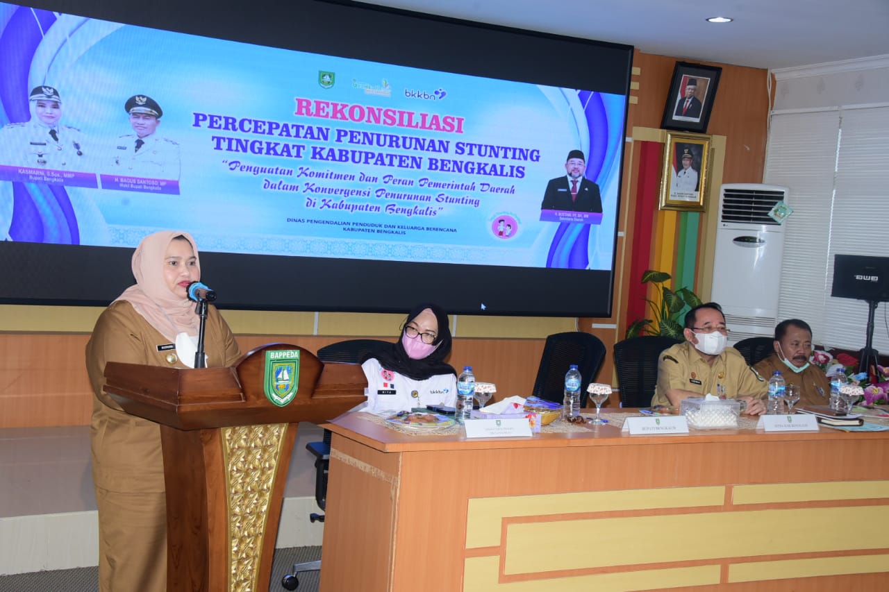 Upaya Percepat Penurunan Angka Stunting di Bengkalis, Kasmarni Libatkan Seluruh Stakeholder