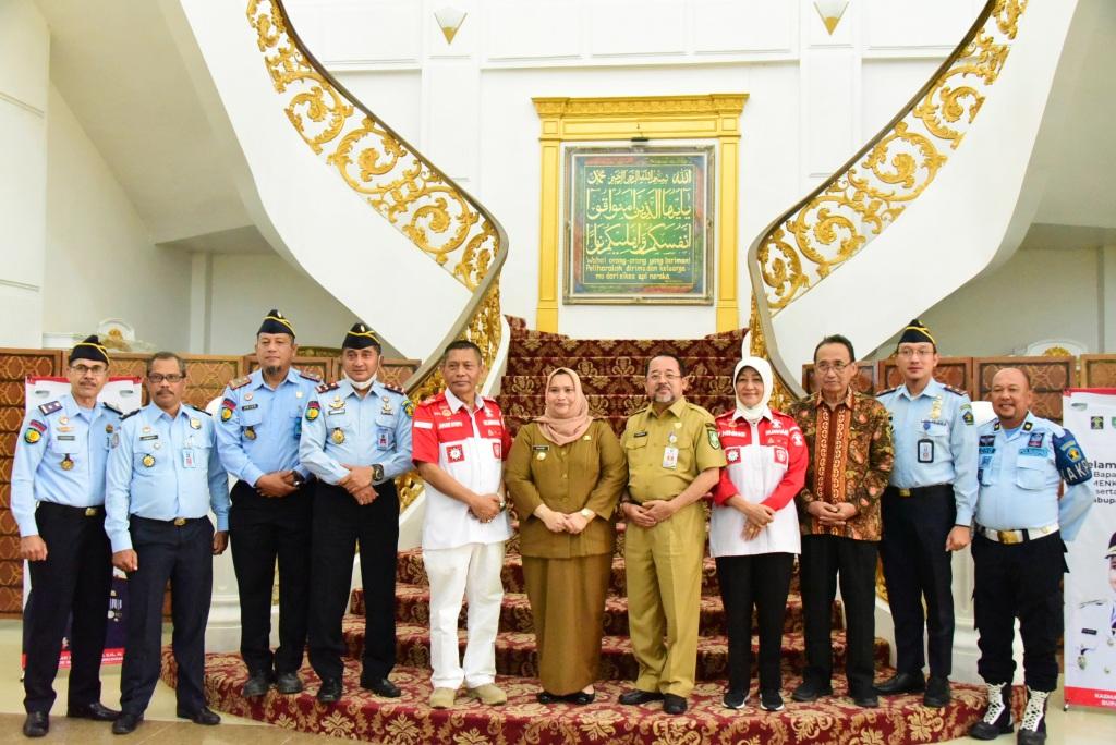Pemkab Bengkalis Tandatangani MoU dengan Kemenkumham Riau dan BPS Bengkalis