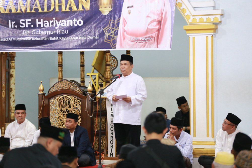 Safari Ramadan Jadi Ruang Dialog, Pemprov Riau Dengarkan Aspirasi Warga Dumai