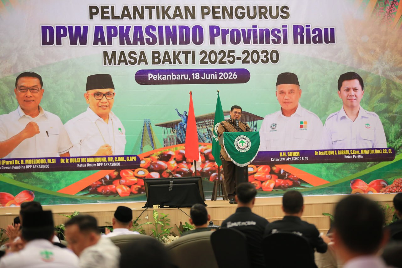 Pemprov Riau Dorong APKASINDO Jadi Mitra Strategis dalam Meningkatkan Kesejahteraan Petani Sawit