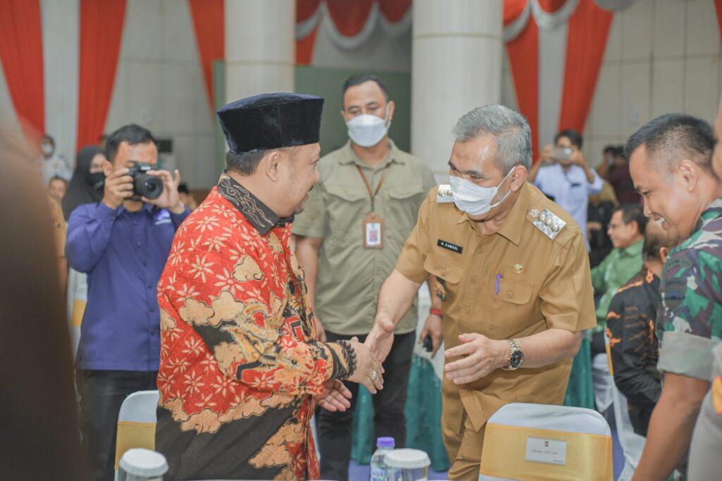 Pj. Bupati Kampar Lakukan Pisah Sambut dengan Bupati Kampar Periode 2019-2022