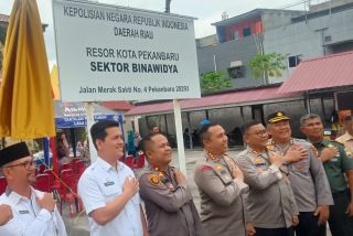 Polsek Tampan Pekanbaru Ganti Nama, Ini Jenama Barunya