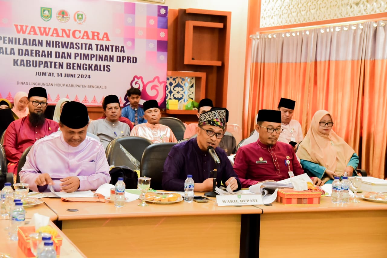 Masuk Nominasi Nirwasita Tantra 2023, Bupati Bengkalis Sampaikan Kondisi Abrasi