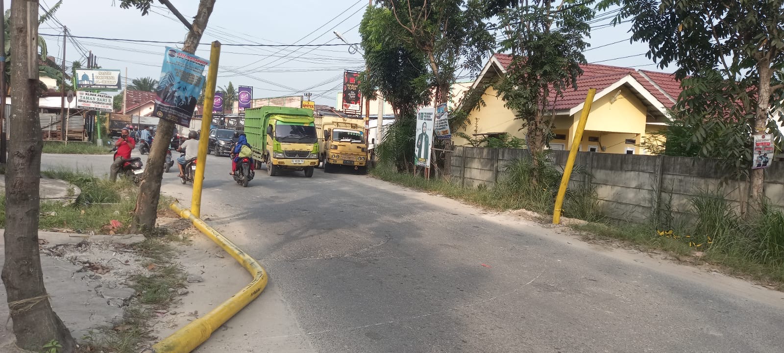 Portal Roboh, Dishub Kembali Tempatkan Personel di Jalan Pesantren