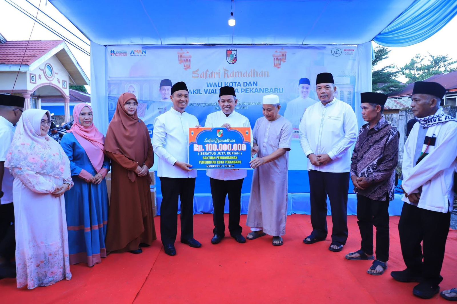Safari Ramadhan di Masjid Nurul Huda, Wawako Markarius Paparkan Capaian Program 2025