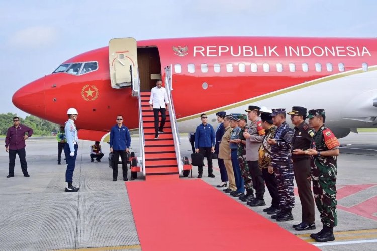 Presiden Jokowi Berkunjung Ke Provinsi Riau Resmikan Infrastruktu