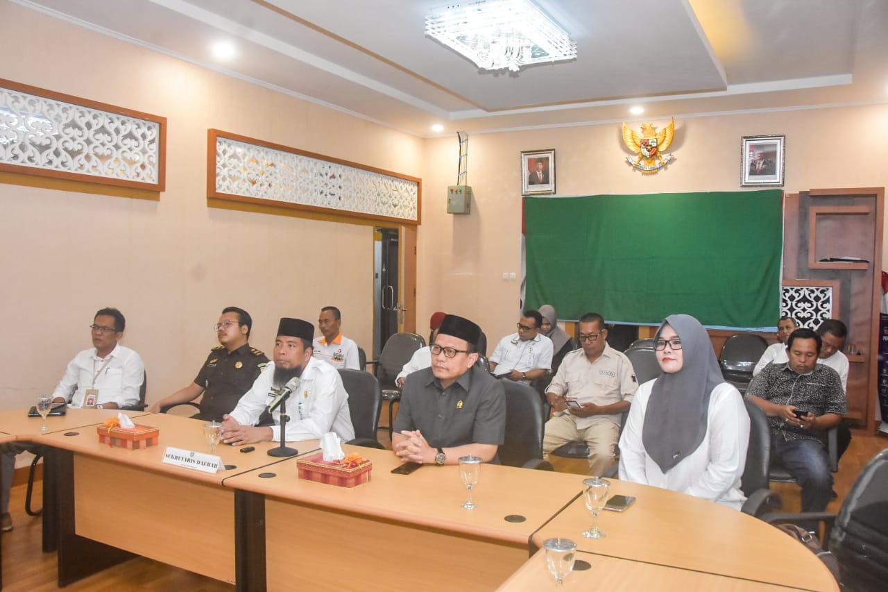 Wujudkan Pemilu Berkualitas, Pemkab Bengkalis Ikuti Rapat Virtual Ditjen Polpum