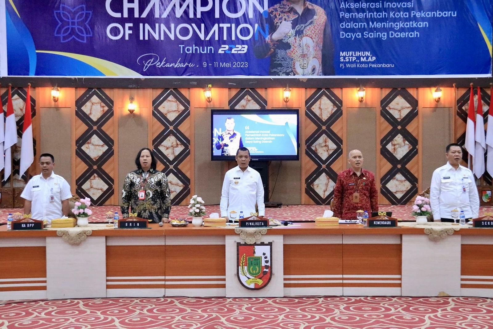 Pj Wali Kota Muflihun Hadiri Kegiatan Workshop Champion of Innovation