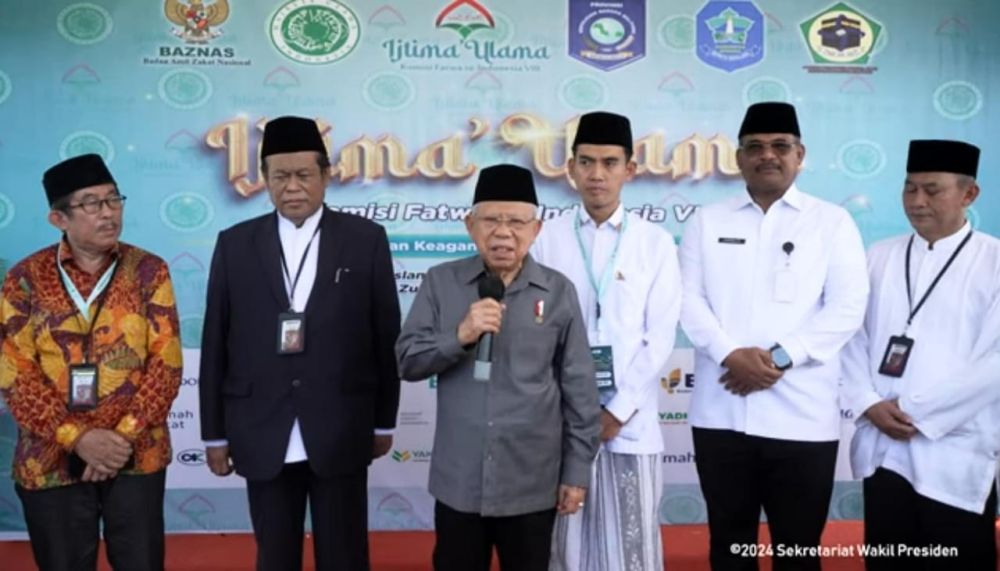 Buka Forum Ijtima Ulama VIII Komisi Fatwa, Begini Kata Wapres Ma'ruf Amin