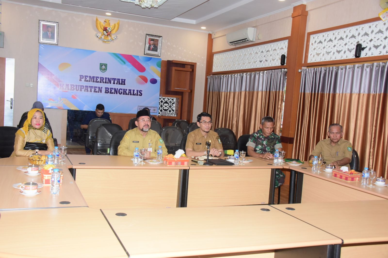 Pemkab Bengkalis Ikuti Rapat Rutin Inflasi Minggu Ke-3 Bulan Mei 2023