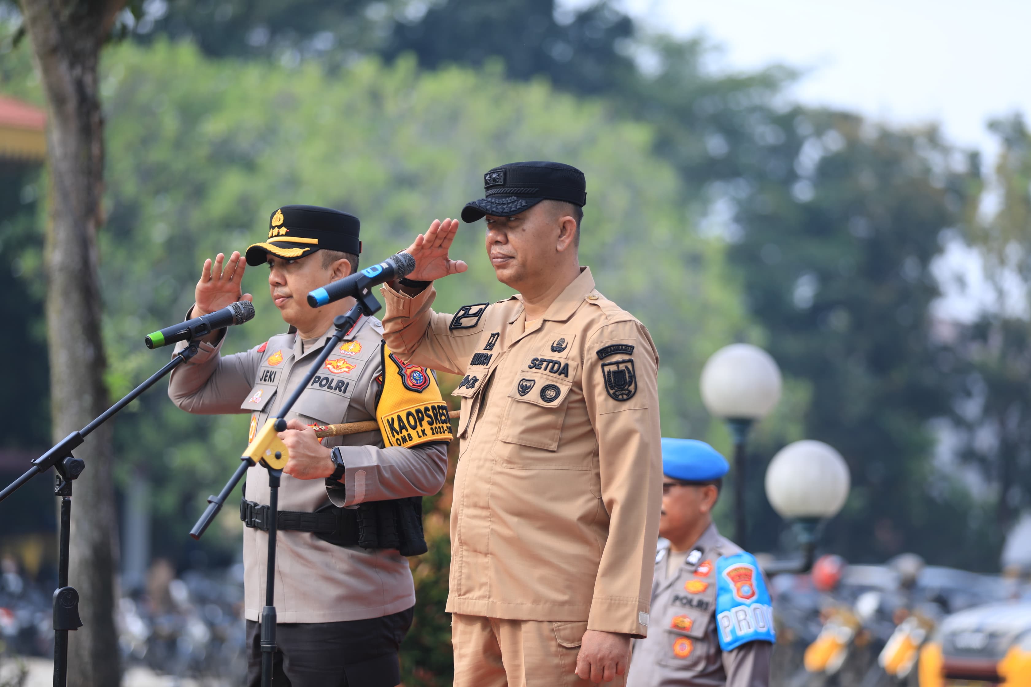 Pemko Pekanbaru dan Polresta Gelar Apel Siaga Karhutla